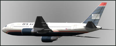 US Air 757 3D Model Boeing